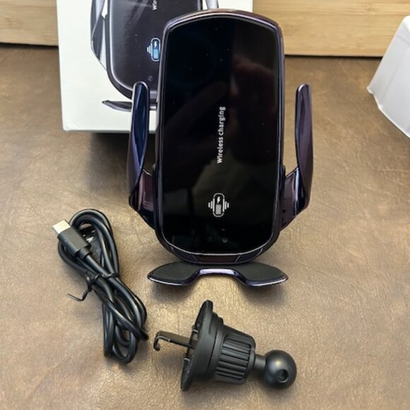 Cellular Phone Car Stand with Wireless Charger - Picture 4 of 4